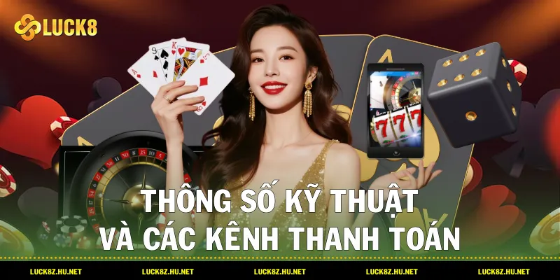 Thông số kỹ thuật và các kênh thanh toán